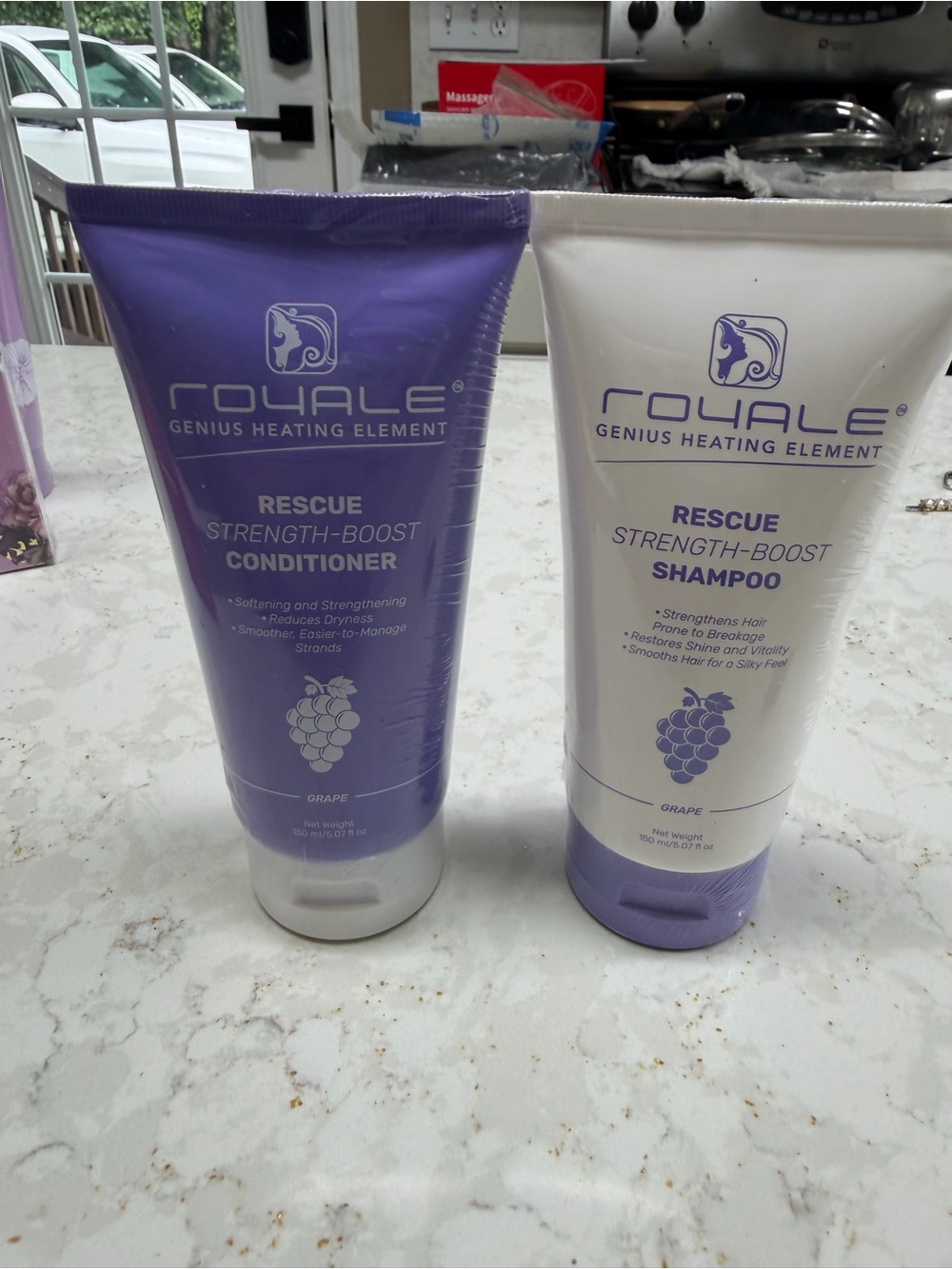 Rescue Strength-Boost Shampoo — Purple Royale new